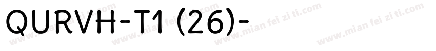QURVH-T1 (26)字体转换